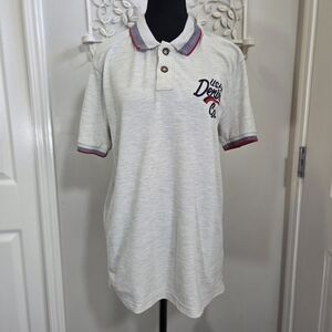 ⭐️.US. Polo Assn. Mens Gray Polo Shirt Size L